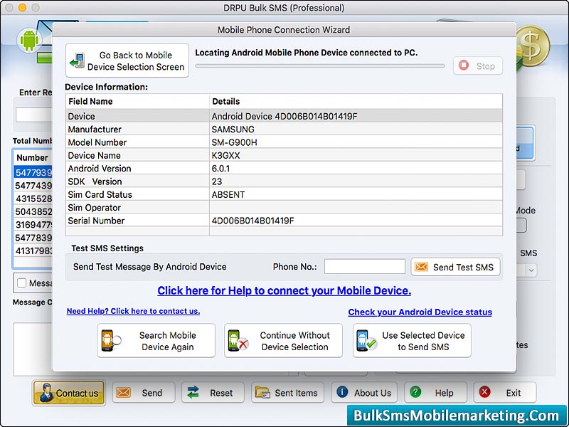 Professional Bulk SMS Software Mac 8.3.9.6 full