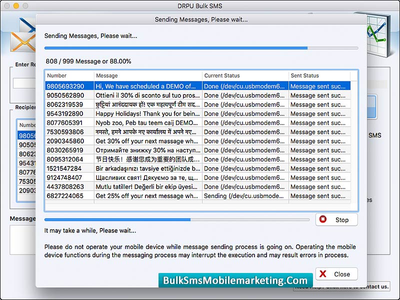 Bulk SMS Marketing Mac OS X 8.3.9.2 full